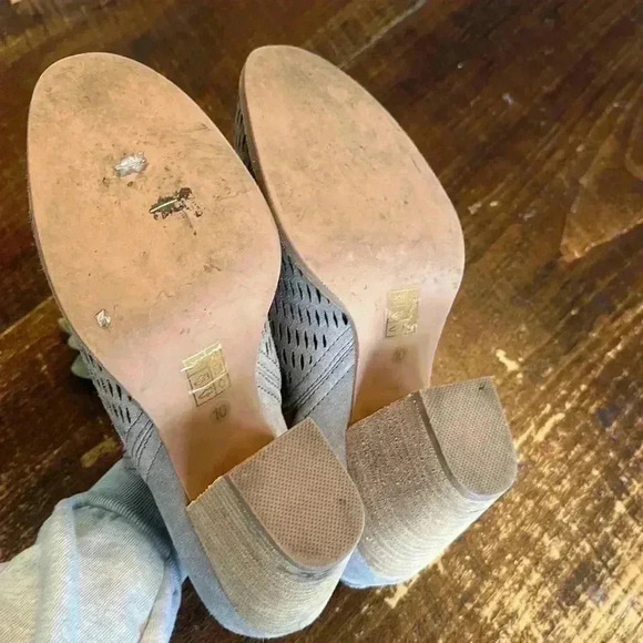 Jeffrey Campbell | Perforated Suede Ankle Booties - Picture 7 of 8